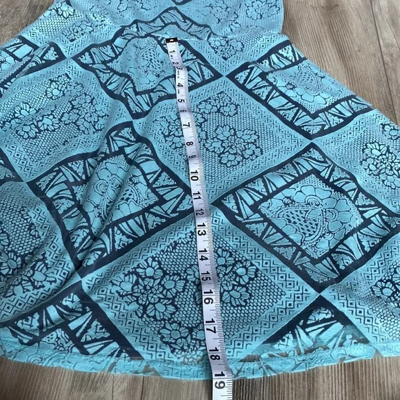 Women’s Aqua/Navy Xhilaration Dress, Size S - Picture 4 of 6